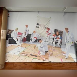 nct dream we go up limited unfolded poster----hard case